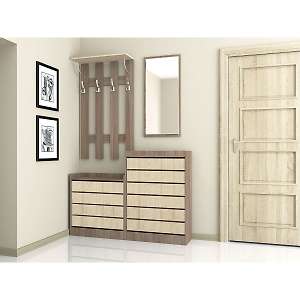 Прихожая Ямайка Комплект 4 (Ясень Шимо)