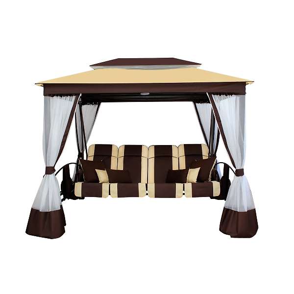 Купить качели-беседка садовые люкс - 63 240 ₽