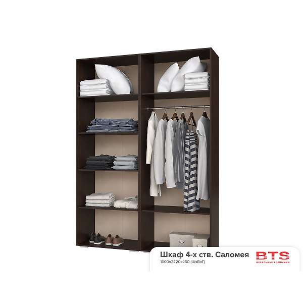 Купить шкаф четырехдверный саломея бш-1 - 20 824 ₽