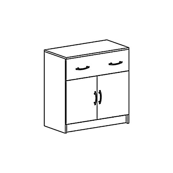 Купить комод с ящиком и створками бася км 552 - 4 751 руб.
