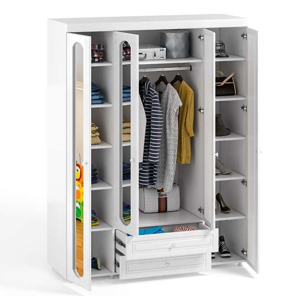 Купить шкаф четырехдверный афина аф-64 - 27 579 руб.