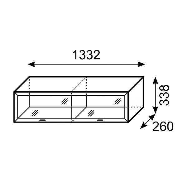Купить шкаф навесной венеция 12 - 7 785 ₽