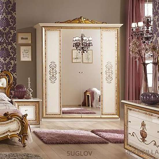 Купить шкаф четырехдверный с зеркалами анита - 37 950 руб.