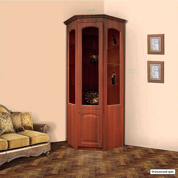 Купить шкаф-витрина угловой гармония-4 - 34 370 руб.