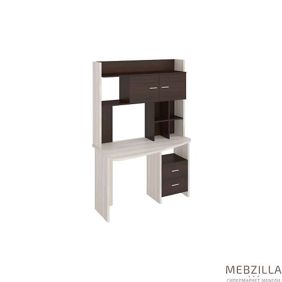 Купить стол компьютерный с надставкой нклх-120 домино lite скл-крл120 - 16 390 ₽