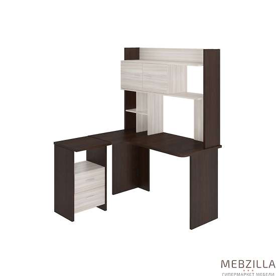 Купить стол компьютерный с надставкой нклх-130 домино lite скл-угл130 - 19 490 ₽