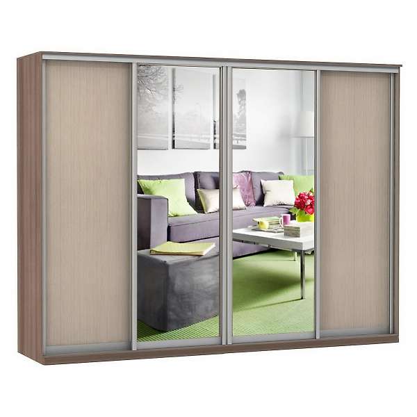 Купить шкаф-купе модерн 2362 (дверь/зеркало, 4 секции) - 39 283 руб.