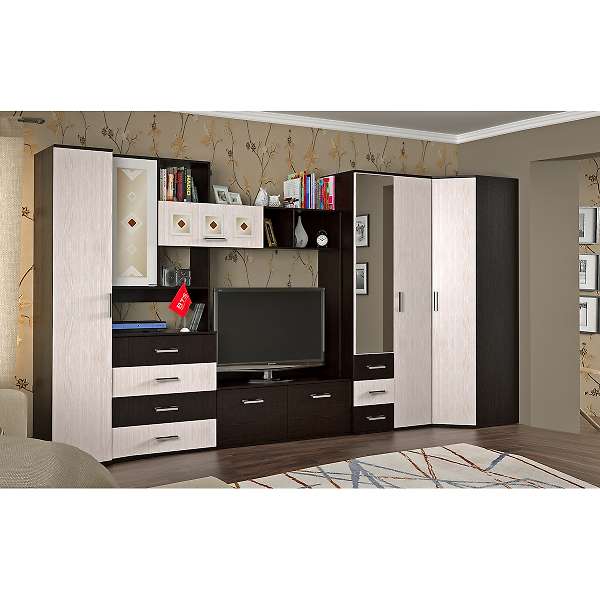 Купить гостиная белла центральная секция - 19 865 руб.