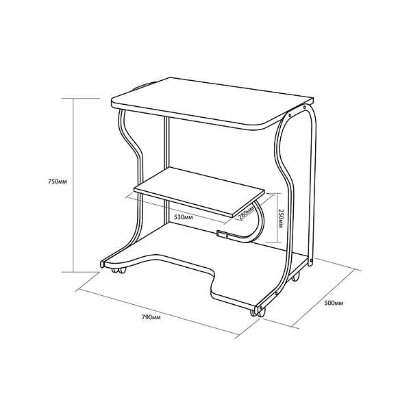 Купить стол компьютерный практик-4 - 4 390 руб.