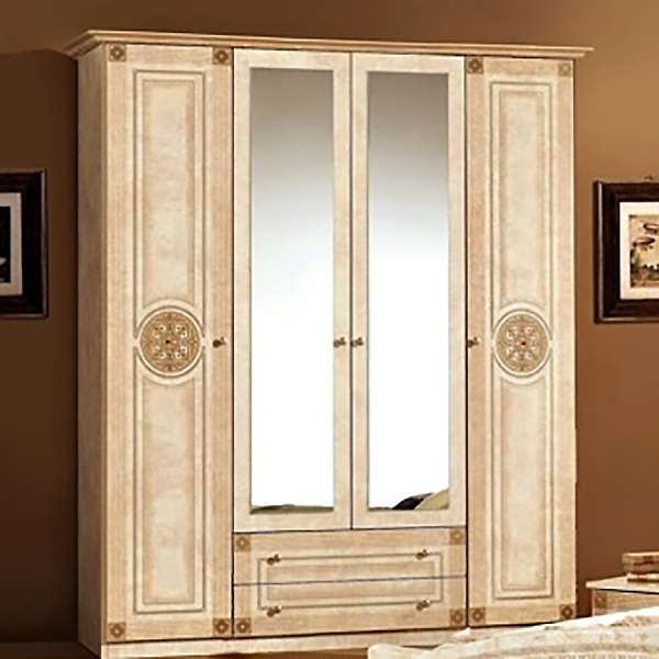 Купить шкаф четырехдверный с зеркалами рома - 40 838 руб.