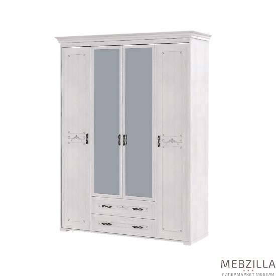 Купить шкаф четырехдверный с ящиками афродита - 37 862 руб.