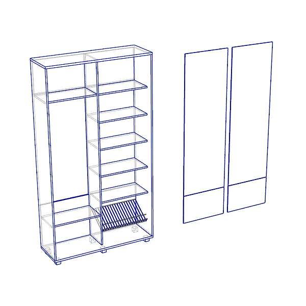 Купить шкаф-купе 21 оливия - 33 326 ₽