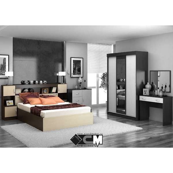 Купить кровать с прикроватным блоком бася кр 552 - 16 472 руб.