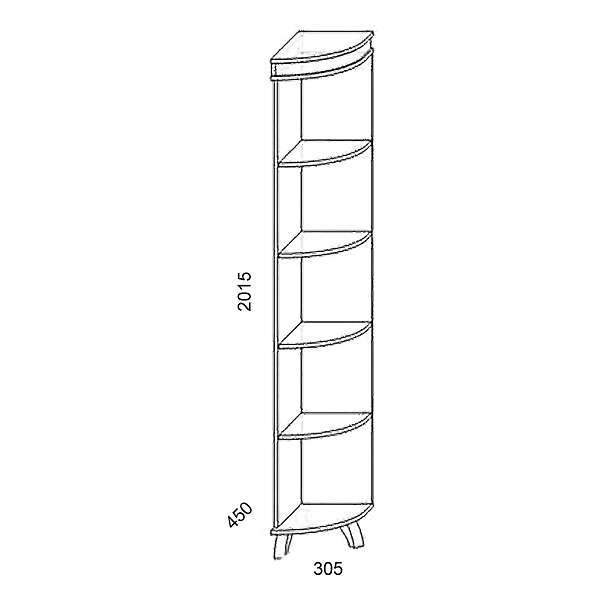 Купить полка угловая орфей-11 л кмк 0364.5 - 8 057 руб.