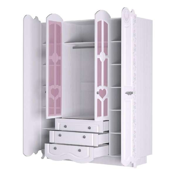 Купить шкаф четырехдверный принцесса - 60 810 руб.