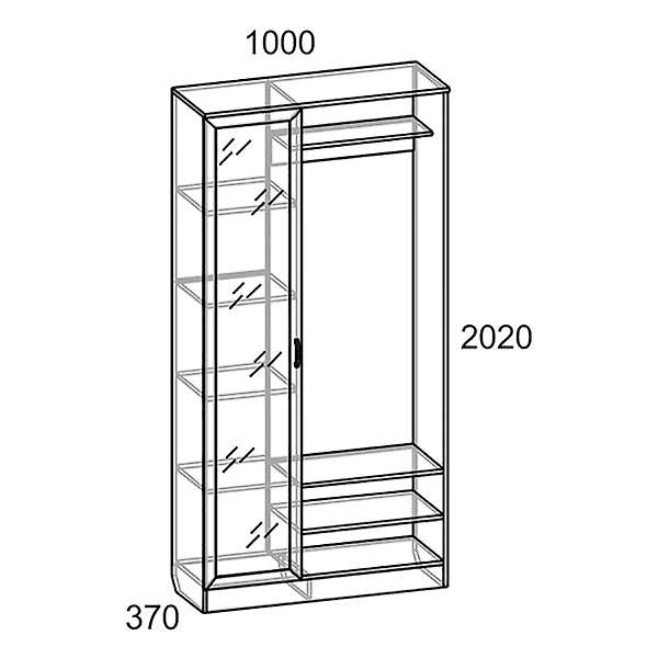 Купить прихожая ан-1 анечка - 7 524 руб.