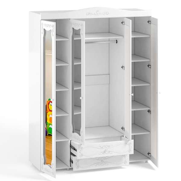 Купить шкаф четырехдверный италия ит-64 - 35 750 руб.