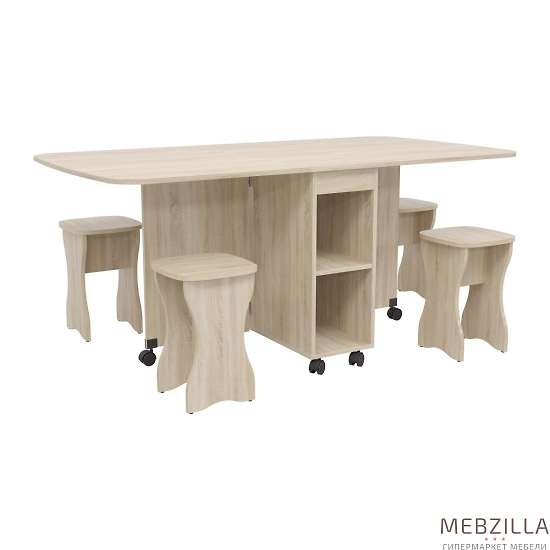 Купить стол-книжка с табуретами 1-6701 - 8 880 руб.