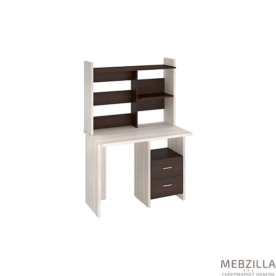 Купить стол компьютерный с надставкой нкл-100 домино lite скл-прям100 - 11 390 ₽