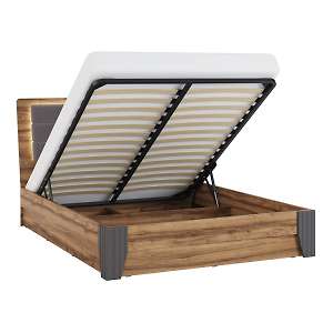 Кровать с подсветкой, с подъемным механизмом Моника 1.1 140х200