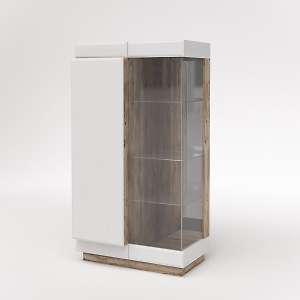 Шкаф с витриной Роксет КМК 0554.3(4)