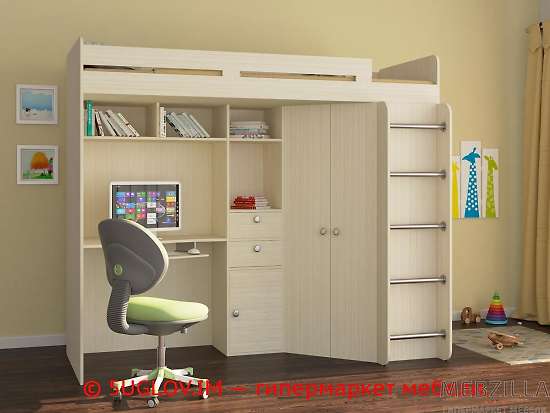 Купить кровать-чердак астра - 24 500 руб.