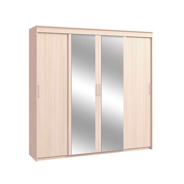 Купить шкаф-купе четырехдверный с ящиками топ-лайн - 23 730 ₽