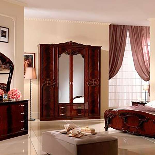 Купить шкаф четырехдверный с зеркалами ольга - 35 970 руб.