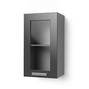 Шкаф навесной со стеклом 400 Бомбей 4ВС