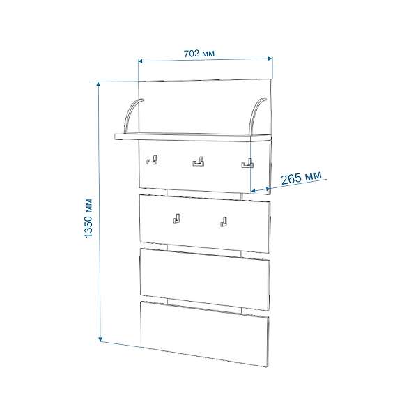 Купить вешалка веш-70 nobile - 7 590 руб.