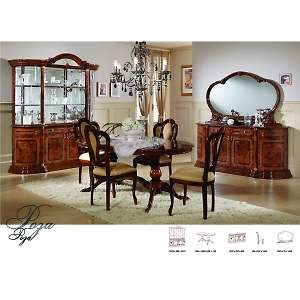 Гостиный комплект с шестью стульями Роза