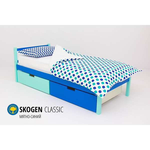 Купить кровать svogen classic мятно-синий - 7 890 руб.