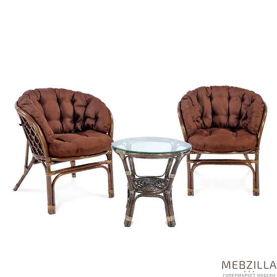 Купить комплект кофейный багама s (стол + 2 кресла) 03/10 (s)-1 - 20 031 руб.
