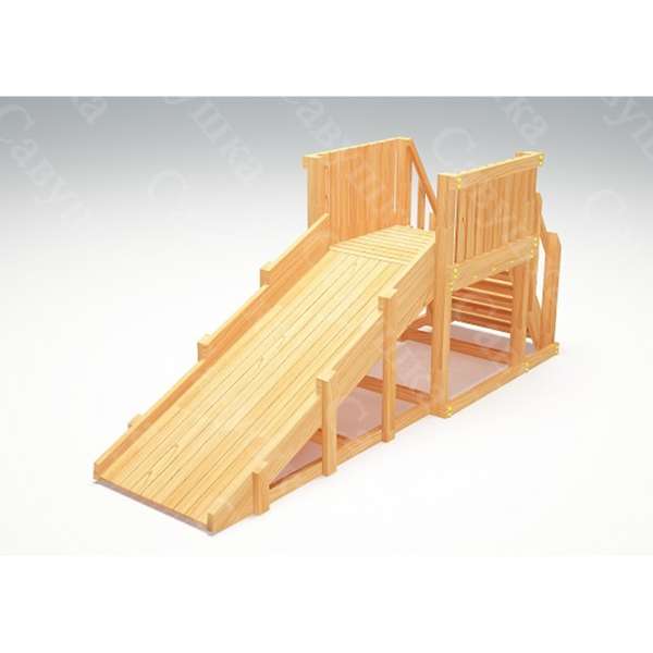Купить зимняя деревянная горка савушка зима wood 1 - 55 000 руб.