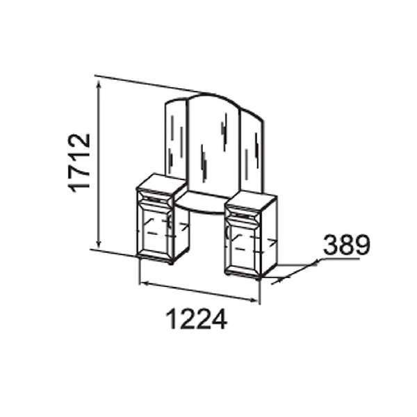 Купить трельяж ника-люкс 15р - 15 538 руб.