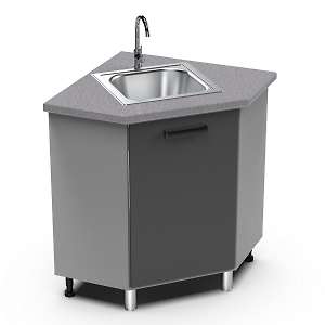 Шкаф напольный мойка угловой Крафт ШНУМ 850