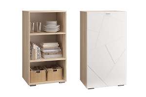 Скайлайн Шкаф-тумба (600) белый