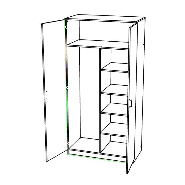 Купить шкаф ярофф - 13 530 ₽