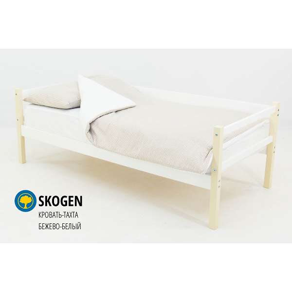 Купить кровать-тахта svogen бежево-белый - 8 990 руб.