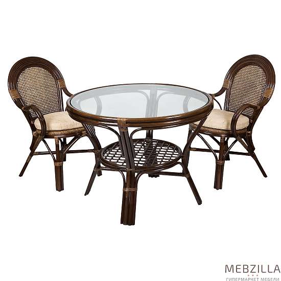 Купить комплект обеденный (стол + 2 кресла) 22/02 + 04/21 - 41 506 ₽