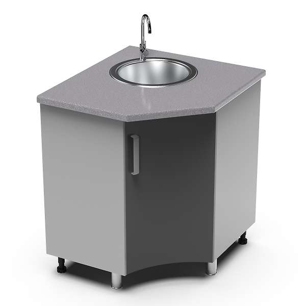 Купить угловая мойка 850х850 угол радиусный танго умр - 10 377 руб.