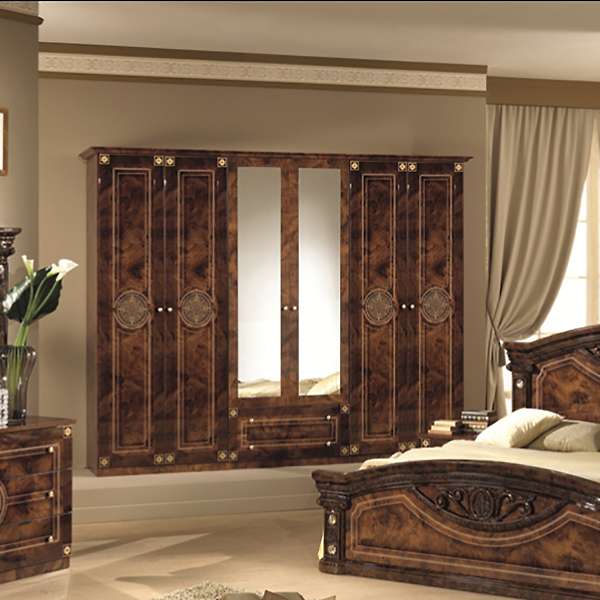 Купить шкаф шестидверный с зеркалами рома - 46 283 руб.