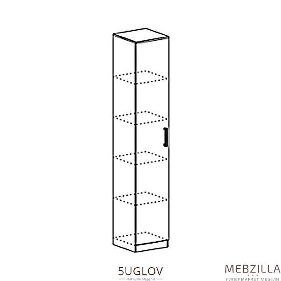 Купить пенал пн 201 с полками лдсп машенька - 4 715 руб.