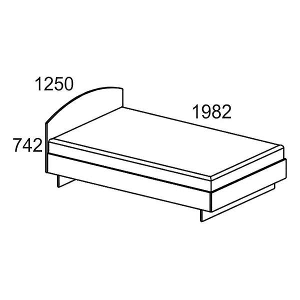 Купить кровать к-1,2 - 5 472 руб.