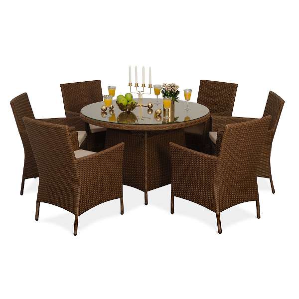 Купить комплект обеденный капри с круглым столом - 39 460 ₽