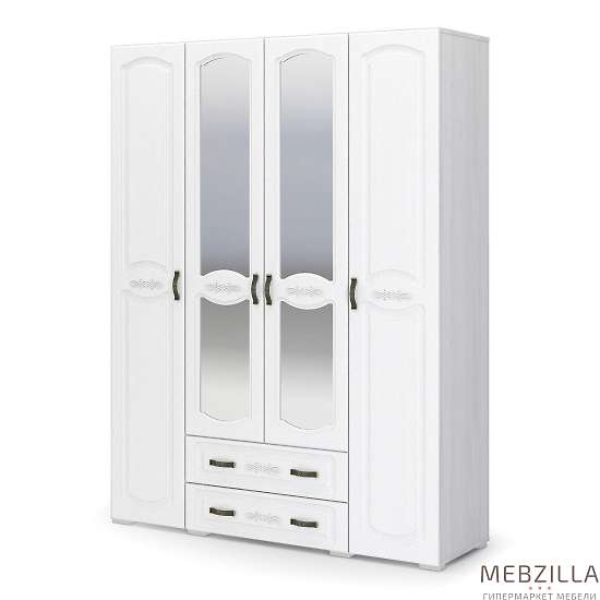 Купить шкаф четырехдверный медина шк 044 - 27 851 ₽