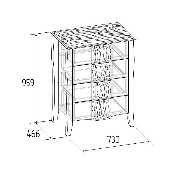Купить комод 45 brownie - 20 783 руб.