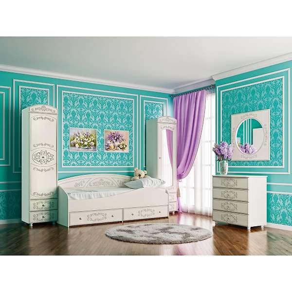 Купить кровать с защитным бортом каролина - 14 358 руб.