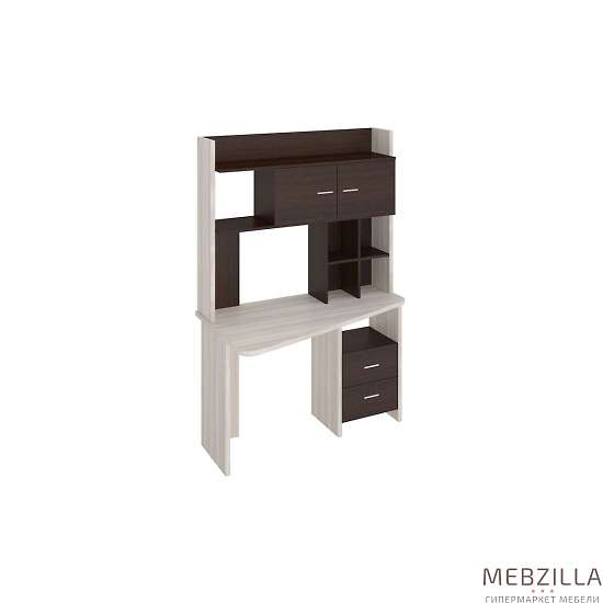 Купить стол компьютерный с надставкой нклх-120 домино lite скл-трап120 - 16 390 ₽