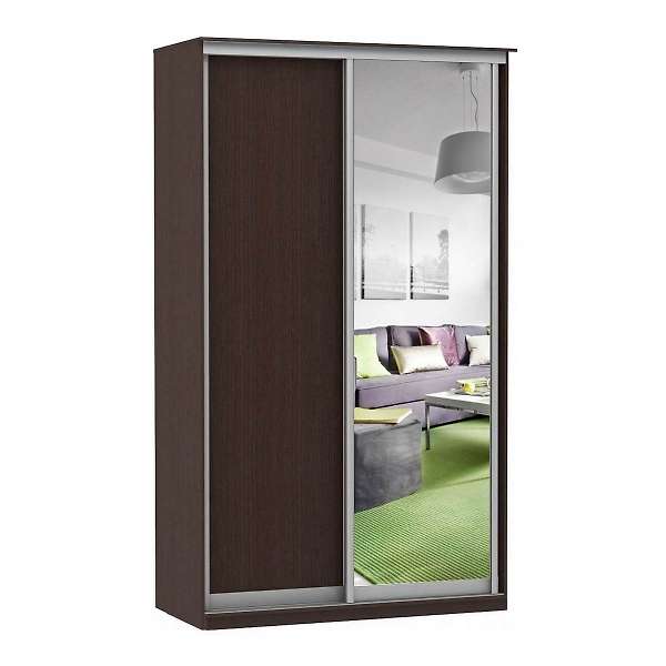 Купить шкаф-купе модерн 1190 (дверь/зеркало, 1 секция) - 23 896 руб.
